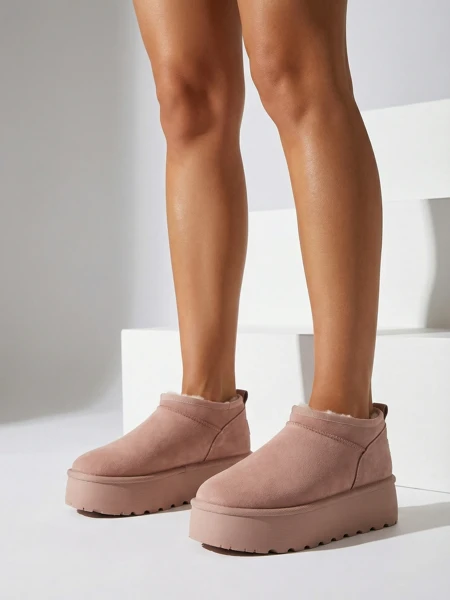 Royalfashion Dámske krátke čižmy a'la snow boots Ozozi