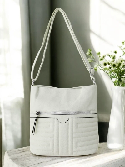 Royalfashion Dámska pohodlná kabelka vyrobená z ekologickej kože