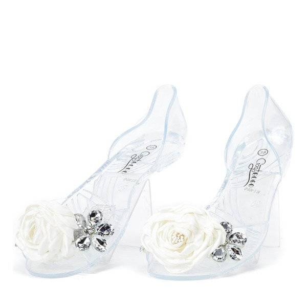 Průhledné melisky s ozdobami Malia - obuv