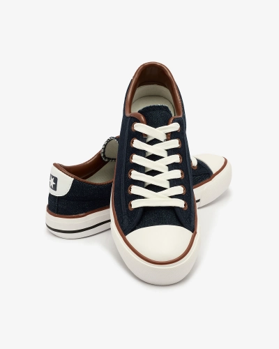 Royalfashion Navy Blue Dámske tenisky Gumpy