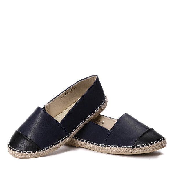 Granatowe espadryle Fyttadel - Obuwie