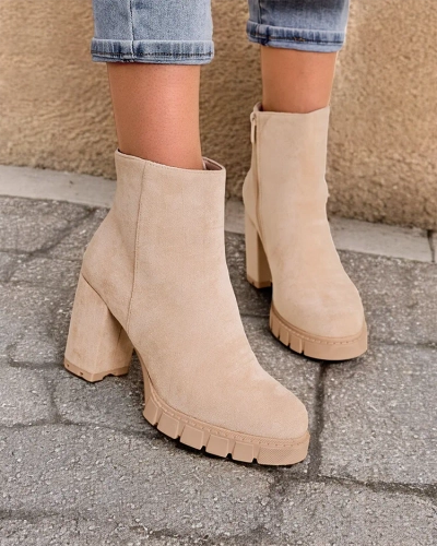 Royalfashion Ekológia-suede dámske členok topánky na stĺpci Emuri