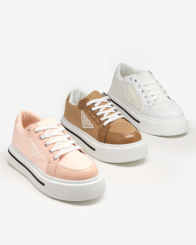 Svetloružová športová obuv pre ženy s hrubšou podrážkou Rall- Footwear