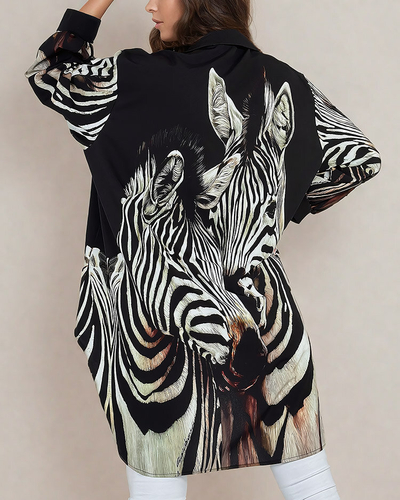 Royalfashion Dámska tunika so vzorovanou potlačou