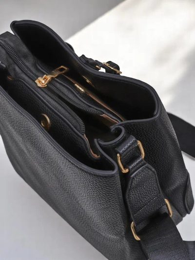 Royalfashion Štvorcová taška z eko kože