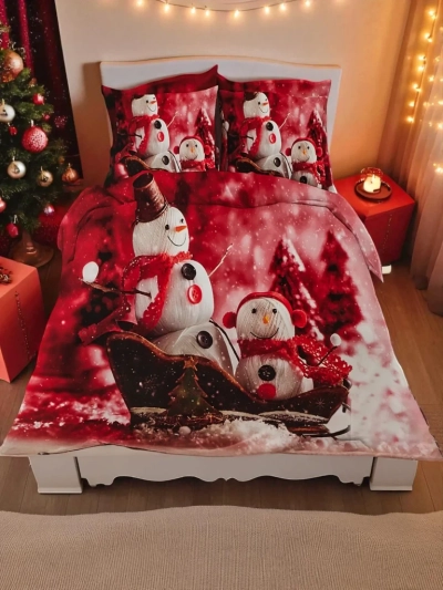 Royalfashion Božična posteljnina 160x200 komplet 3-DELNI