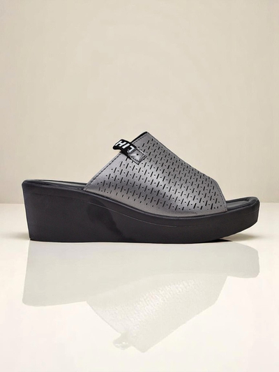 Royalfashion Ženski natikači s peto Luna Wedge