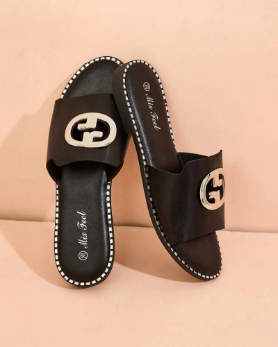 Royalfashion Dámske žabky s plochou podrážkou Fim