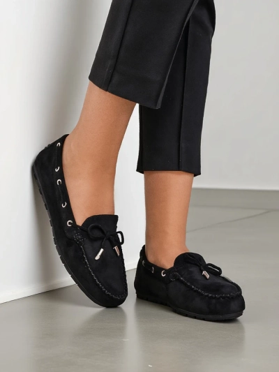 Royalfashion dámske ekologické semišové mokasíny Ziferte