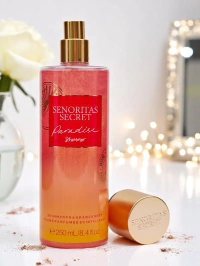 Senoritas Secret Body Mist Paradise Shimmer s trblietkami