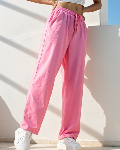 Royalfashion bavlnené priame dámske nohavice