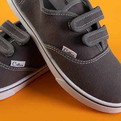 Tmavošedé chlapčenské tenisky Almir - Obuv