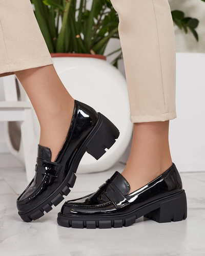 Royalfashion Dámske mokasíny na nízkom podpätku Denebel