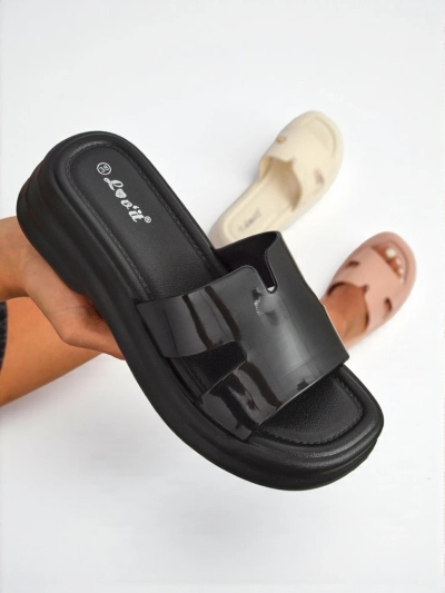 Royalfashion Ženski natikači z debelim podplatom Nova Gloss