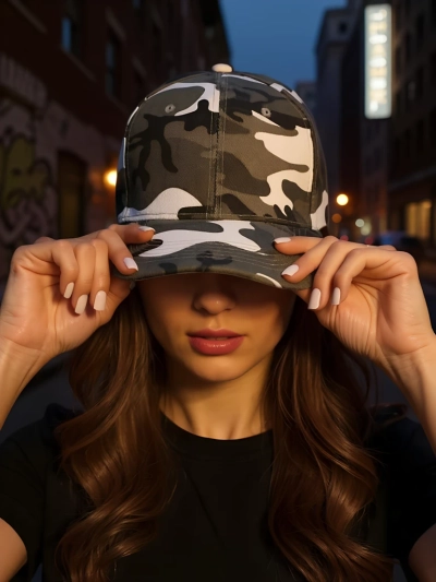 Royalfashion CamoFlex maskáčová baseballová čiapka