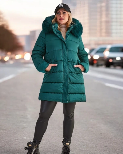 Royalfashion Dámska prešívaná zimná bunda