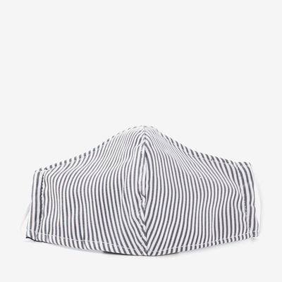 3 vrstvy černé obličejové masky - opakovaně použitelná profilová maska 1