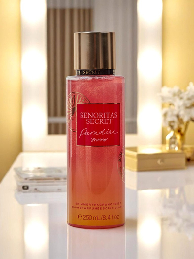 Senoritas Secret Body Mist Paradise Shimmer s trblietkami