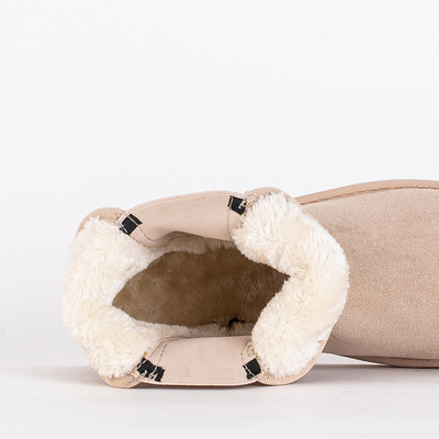 Béžové dámske snehule Gavi - Obuv