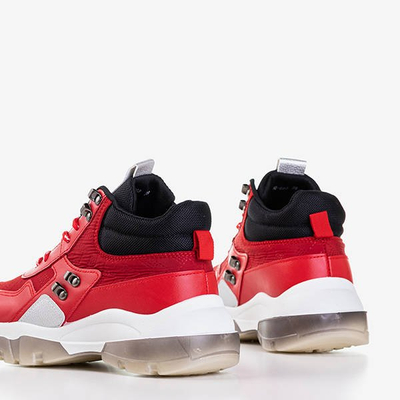 Kirston Red High Top Trainers - Obuv