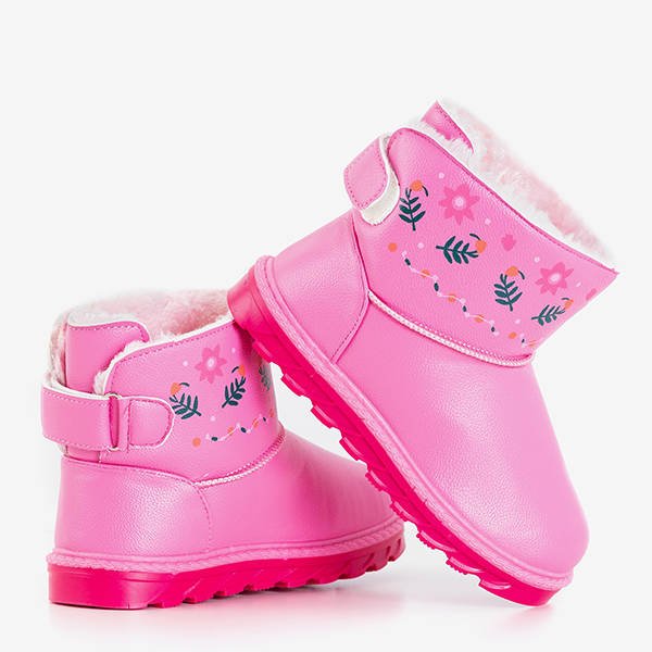 Ružové detské snehové topánky Hania - Obuv