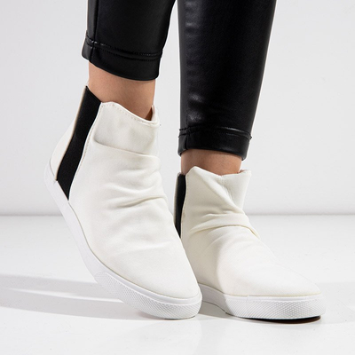 Dámska vysoká športová obuv ecru Freeqi - Obuv