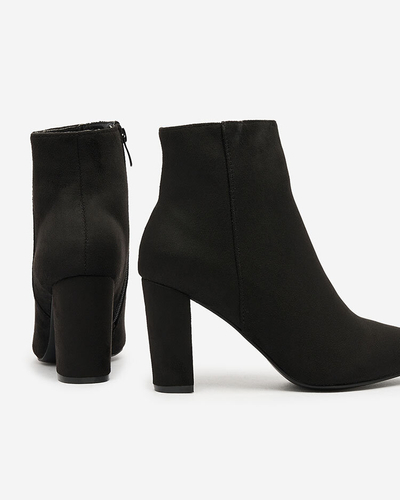 Royalfashion Čierne dámske čižmy Lekira