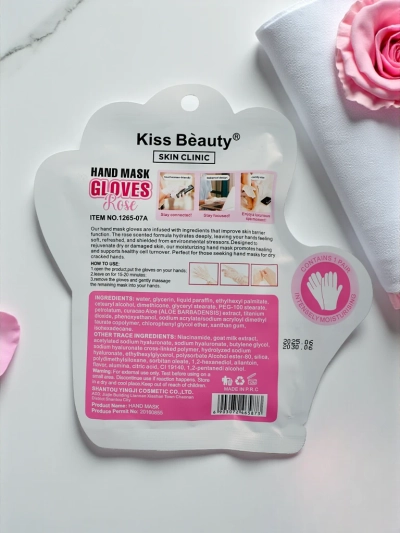 Maska za roke - rokavice z vonjem vrtnice