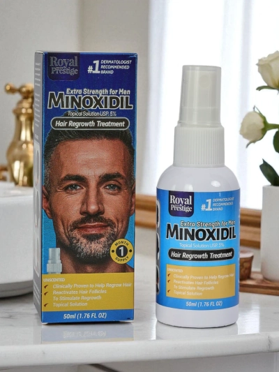 Minoxidil Leonidas Forza – Sprej za rast las, 50 ml, moč za vsakogar