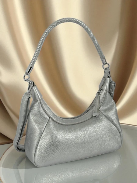 Royalfashion Majhna ženska torbica iz eko usnja z okrasnim pasom Lacquea