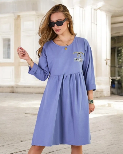 Royalfashion Dámske látkové šaty