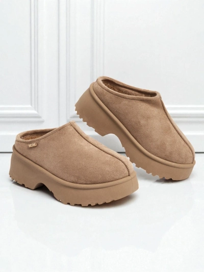 Kratki ženski škornji a'la za sneg s krznom Noelina