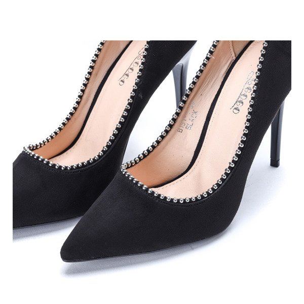 Čierne vysoké podpätky Braelynn - Obuv