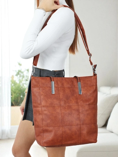 Ženska shopper torbica iz eko usnja Tessira