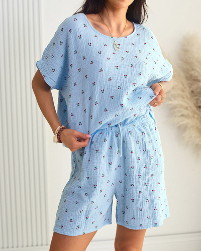 Royalfashion Dámsky bavlnený letný set