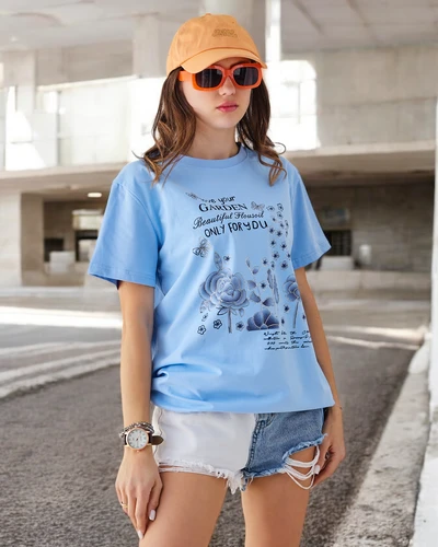 Royalfashion Dámska bavlnená blúzka s nápisom