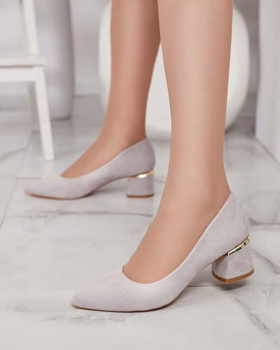 Royalfashion Dámske lodičky na nízkom podpätku Letrope