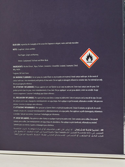 Inšpirovaná parfumovaná voda pre mužov Blue Icon
