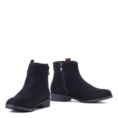 Czarne sztyblety Ajda- Obuwie