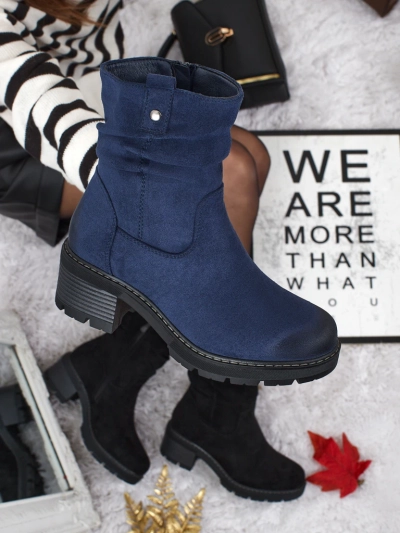 Visoki ženski gležnarji iz eko semiša Carmine