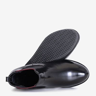 Čierne dámske klinové topánky Stasia - Obuv