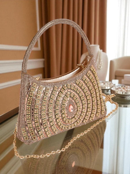 Royalfashion Ženska torbica s cirkoni Sova Glint