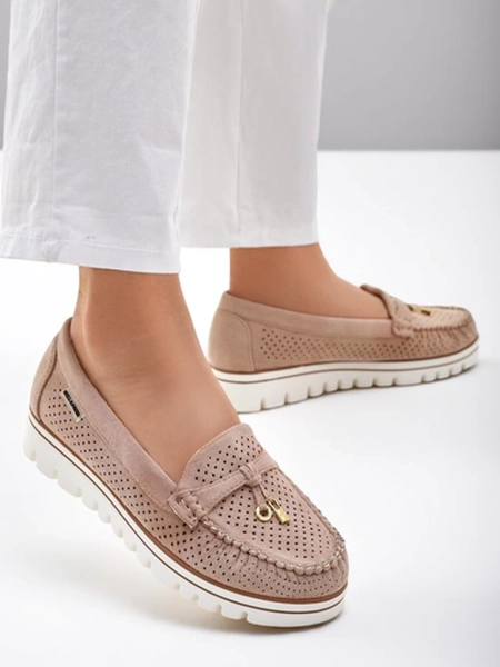 Royalfashion Dámske perforované mokasíny Elissas