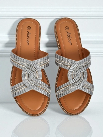 Royalfashion Ženski pleteni natikači Woven Breeze