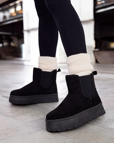 Royalfashion Dámske krátke čižmy Nomas a'la snow boots