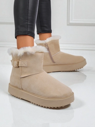 Royalfashion Kratki ženski škornji a'la za sneg Aurelia Classico