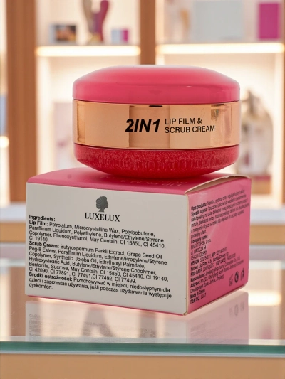 Luxelux Balzam za ustnice in piling 2v1