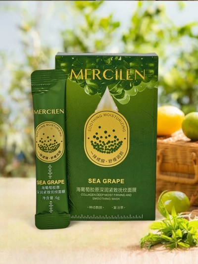 Maska z izvlečkom grozdja - vlažilna in pomirja draženje