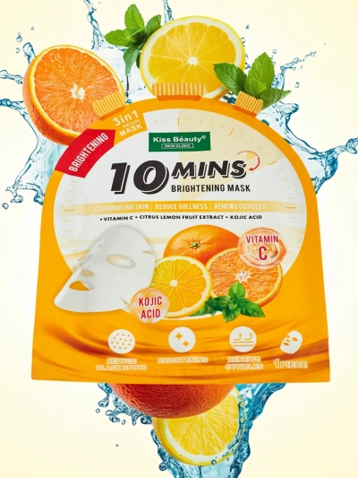 Maska za obraz v lističih z vitaminom C - Posvetlitvena