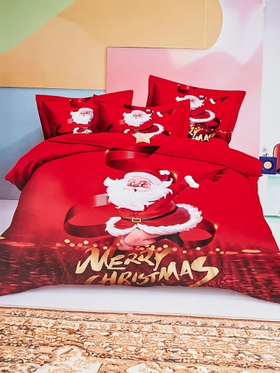 Royalfashion Vianočná posteľnina 200x220 súprava 3-dielna